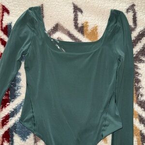 Lululemon Wundermost Square-Neck Long-Sleeve Bodysuit